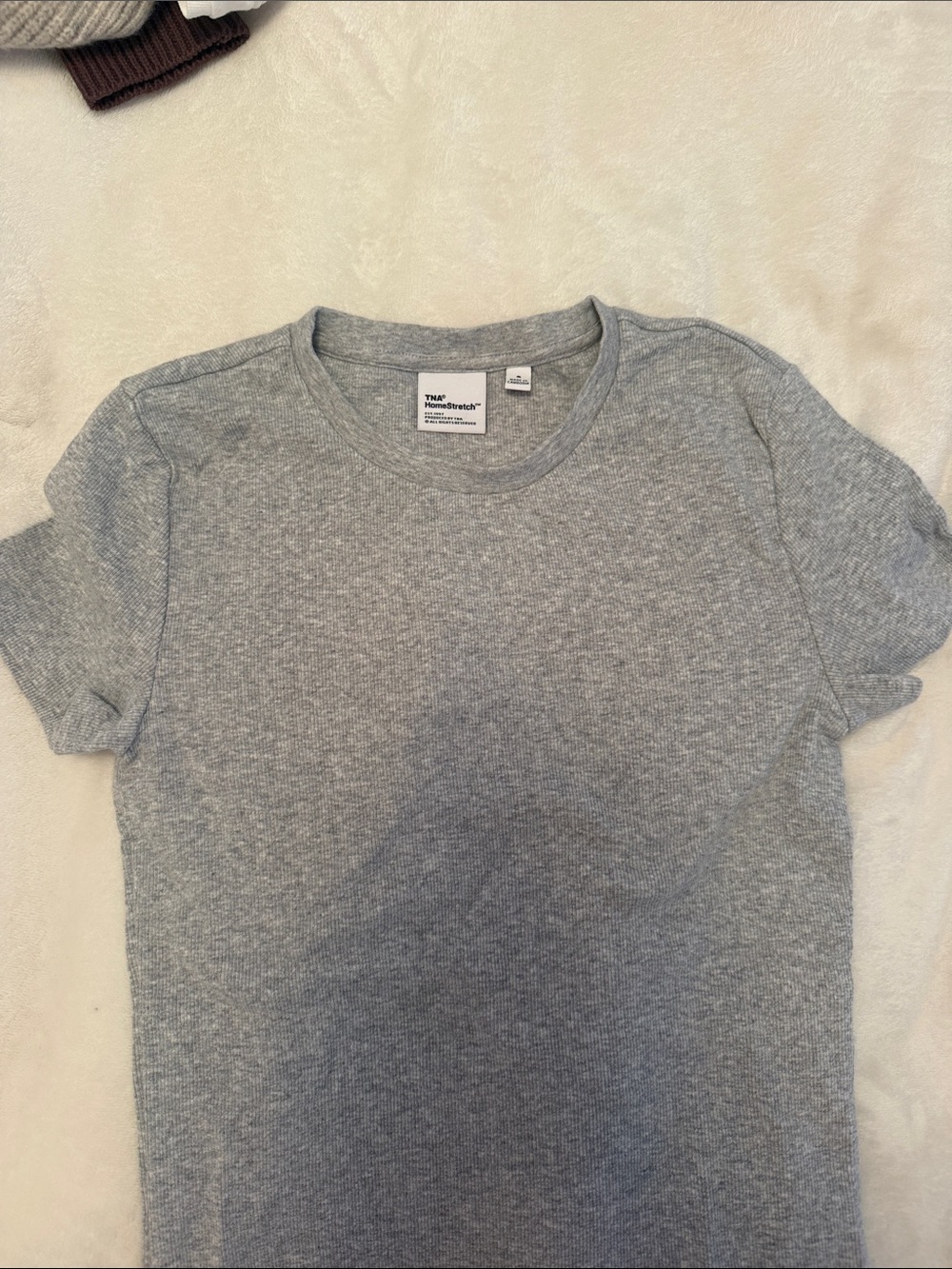 TNA Heather Gray Short-Sleeve Crew Tee